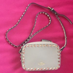 Super Cute Tan Valentino Crossbody Bag